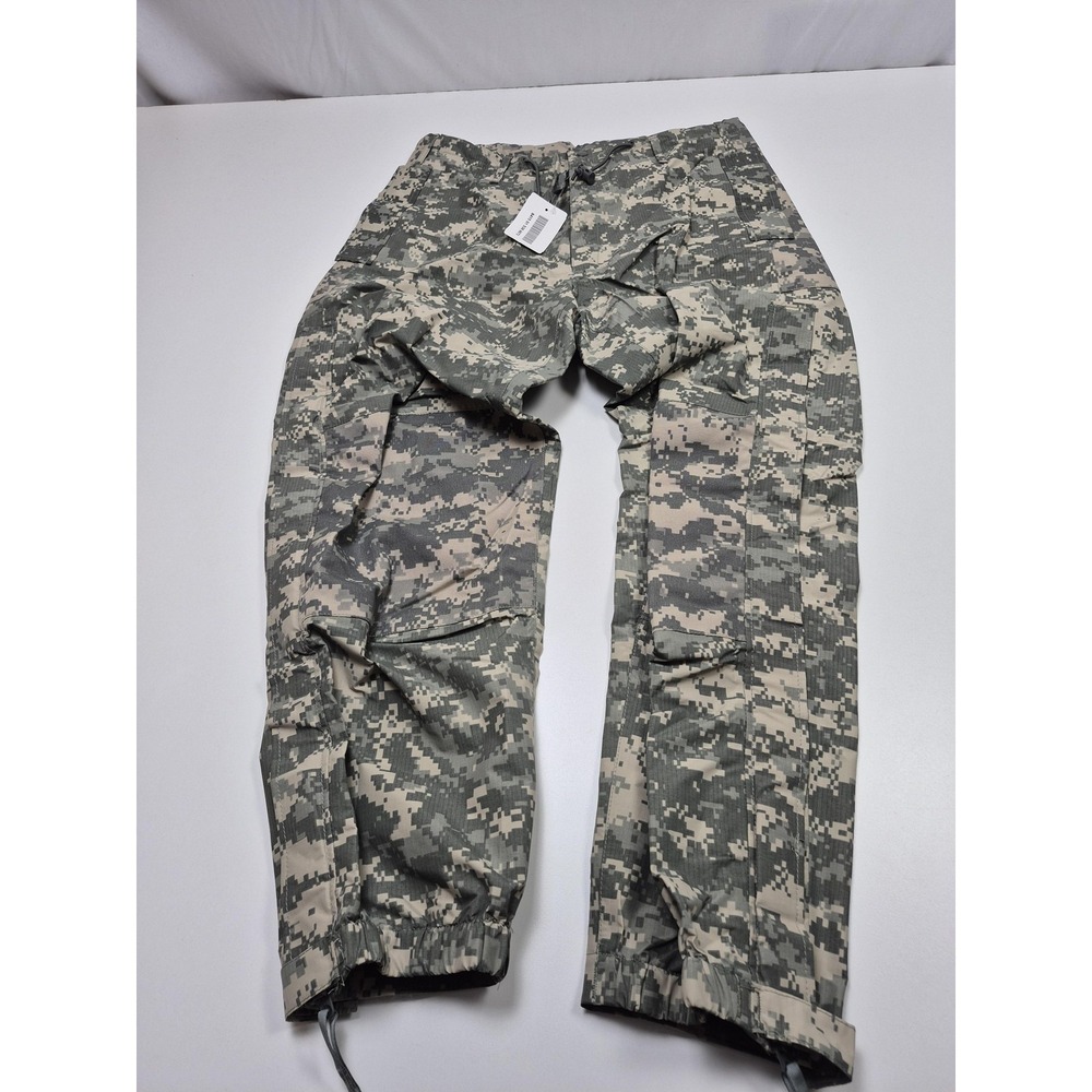 Federal Prison Industries Rain Pants Men's Small Green Camo ECWCS Gen III Army